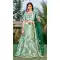 Traditional Party Wear Satin Embroidery Work Heavy Lehenga Choli In Green - 7283175288