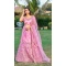 Traditional Party Wear Satin Embroidery Work Heavy Lehenga Choli In Pink - 7283175291