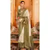 Function Wear Soft Silk Digital Print Work Traditional Wear Saree In Cream - 7289175318