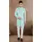 Firozi Color Brocade Woven Work Wedding Wear Designer Men's Indo Western - 7277175235