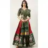 Festival Wear Lichi Silk Patola Print Work Maroon Color Traditional Lehenga Choli - 7305175396