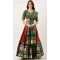 Festival Wear Lichi Silk Patola Print Work Maroon Color Traditional Lehenga Choli - 7305175396
