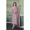 Traditional Function Wear Viscose Jacquard Embroidery Work Salwar Suit In Violet - 7314175452