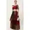 Maroon Color Lichi Silk Digital Print Work Party Wear Traditional Plus Size Lehenga Choli - 7325175522