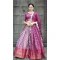 Traditional Function Wear Kanjivaram Pattu Silk Zari Weaving Work Lehenga Choli In Purple - 7359175750