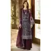Function Wear Faux Georgette Embroidery Work Pakistani Salwar Suit In Wine - 7341175658