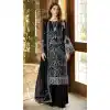Function Wear Faux Georgette Embroidery Work Pakistani Salwar Suit In Black - 7341175660