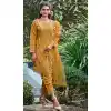 Evening Wear Georgette With Embroidered Work Plus Size Salwar Suit In Yellow - 7682177632