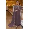 Georgette With Embroidery Work Festival Wear Pakistani Style Salwar Kameez In Mauve - 7697177726