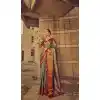 Traditional Festival Wear Banarasi Silk Saree With Jacquard Work In Silver Grey - 7685177652