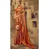 Traditional Festival Wear Banarasi Silk Saree With Jacquard Work In Brown - 7685177653