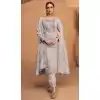 Ethnic Grey Color Festival Wear Embroidered Premium Silk Plus Size Salwar Kameez - 7707177785
