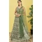 Sea Green Color Chinon Thread Embroidery Work Designer Function Wear Lehenga Choli - 7383175940