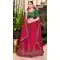 Pink Color Designer Chinon Crushed Embroidery Work Plus Size Wear Lehenga Choli - 7226174975