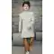Cream Color Jacquard Thread Work Function Wear Readymade Kid's Kurta Pajama - 7700177748