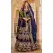 Designer Velvet Dori Zarkan Work Wedding Wear Lehenga Choli In Marvelous Royal Blue - 7710177798