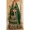 Designer Velvet Dori Zarkan Work Wedding Wear Lehenga Choli In Dazzling Green - 7710177799