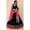 Black Color Navratri Chaniya Choli In Liva Rayon With Thread Embroidery Work - 7713177818