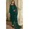 Function Wear Georgette With Sequence Embroidery Work Pakistani Salwar Suit In Green - 7742177954