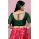Festival Wear Green Color Designer Readymade Blouse In Net With Embroidery Work - 7731177879