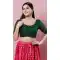 Festival Wear Green Color Designer Readymade Blouse In Net With Embroidery Work - 7731177879