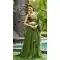 Rangoli Silk With Embroidered And Thread Work Heavy Function Wear Lehenga Choli In Green - 7736177913