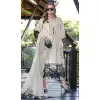 Traditional Cream Faux Georgette Pakistani Embroidered Party Wear Salwar Suit - 7824178490