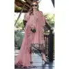 Traditional Pink Faux Georgette Pakistani Embroidered Party Wear Salwar Suit - 7824178491