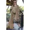 Traditional Beige Faux Georgette Pakistani Embroidered Party Wear Salwar Suit - 7824178494