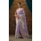 Lavender Color Zari Work In Dola Silk Traditional Designer Wedding Wear Saree - 7842178595