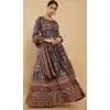 Multi Color Traditional Dola Silk With Digital Print Work Function Wear Anarkali Salwar Suit - 7863178727