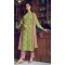 Party Wear Pure Art Silk Embroidered Plus Size Ready To Ship Salwar Kameez In Olive Green - 0015010