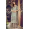 Party Wear Pure Art Silk Embroidered Plus Size Ready To Ship Palazzo Salwar Kameez In Sky Blue - 0015011