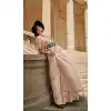 Party Wear Beige Color Weaving Silk Designer Saree With Gota Zari Work - 7850178643