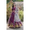 Purple Dola Silk Printed Designer Party Wear Lehenga Choli - 7920179047