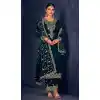Wedding Wear Rama Color Velvet With Embroidery Work Palazzo Salwar Kameez - 7946179236