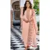 Faux Georgette With Embroidery Work Festival Wear Traditional Salwar Kameez In Peach - 7948179245