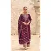 Wine Color Premium Silk Embroidery Work Traditional Function Wear Designer Palazzo Salwar Kameez - 7967179403