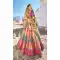 Multi Color Traditional Wedding Wear Jacquard Work Banarasi Silk Lehenga Choli - 7970179422