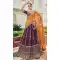 Captivating Purple Viscose Thread Embroidery Work Wedding Wear Lehenga Choli - 8008179720