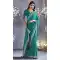 Rama Green Pure Satin With Embroidery Work Traditional Designer Wear Saree - 8025179806