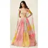 Multi Color Readymade Designer Dola Silk Embroidery Mirror Work Lehenga Choli - 8051180000
