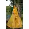 Yellow Fancy Silk Embroidery Work Designer Wedding Wear Lehenga Choli - 8063180071