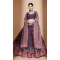 Chinon With Digital Print Work Heavy Designer Lehenga Choli In Purple - 8073180161