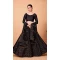 Designer Tabby Silk Black Color Sequence Embroidery Work Party Wear Lehenga Choli  - 8075180174