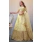 Mehendi and Sangeet Butterfly Net Sequins Work Designer Lehenga Choli In Light Cream - 8091180281
