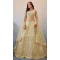 Elegant Cream Color Butterfly Net Sequins Work Sangeet Wear Lehenga Choli - 8092180285