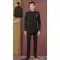 Black Rayon Hand Work Readymade Men's Wedding Wear Jodhpuri - 81051800371