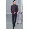Blue And Wine Rayon Hand Work Readymade Men's Wedding Wear Jodhpuri - 81051800373