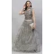 Grey Net Zari Work Designer Party Wear Lehenga Choli - 8147180669